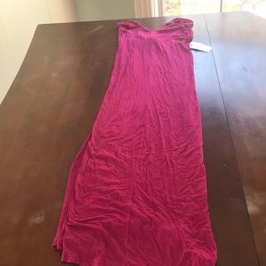 Wine color Maxi dress